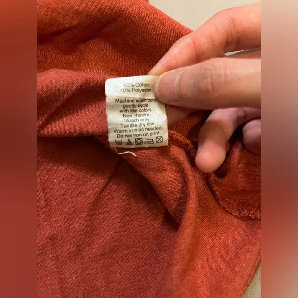 J crew orange Tshirt Size Medium